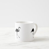 Flamingo-Silhouette Espressotasse (Vorderseite Rechts)