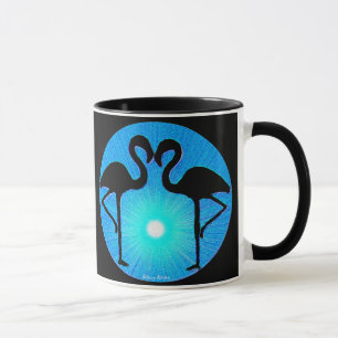 Flamingo-Silhouette-Tasse Tasse