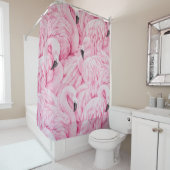 FLAMINGO SIND ÜBERALL DUSCHVORHANG (Beispiel)