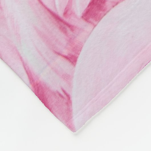 FLAMINGO SIND ÜBERALL FLEECEDECKE (Ecke)