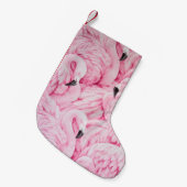 FLAMINGO SIND ÜBERALL KLEINER WEIHNACHTSSTRUMPF (Vorderansicht (hängend))