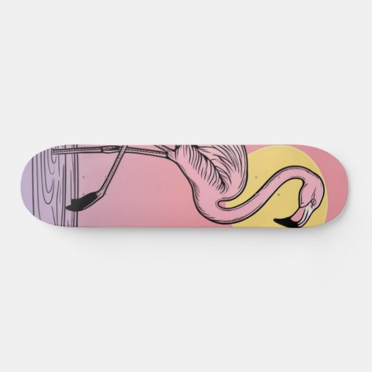 Flamingo Skateboard (Horizontal)