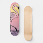 Flamingo Skateboard (Vorderseite)