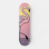 Flamingo Skateboard (Vorderseite)