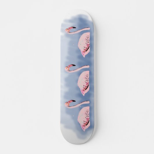 Flamingo Skateboard (Vorne)