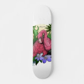 Flamingo Skateboard (Vorne)