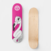 Flamingo Skateboard (Vorderseite)