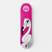 Flamingo Skateboard (Vorne)