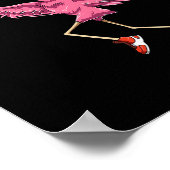 Flamingo Sketll Flamingo spielt Sketll Flamingo Poster (Ecke)