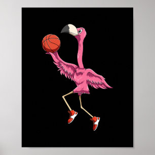 Flamingo Sketll Flamingo spielt Sketll Flamingo  Poster