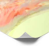 Flamingo-Skizze Poster (Ecke)