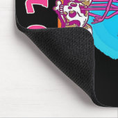 Flamingo Skull Crew Halloween | Flamingo Lovers Mousepad (Ecke)