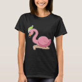 Flamingo Sleeping Nightcap T-Shirt (Vorderseite)