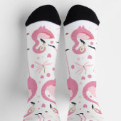 Flamingo Socken (Oben)
