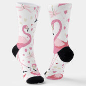 Flamingo Socken (Gewinkelt)