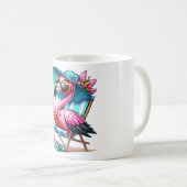 Flamingo Sommer cool Kaffeetasse (VorderseiteRechts)