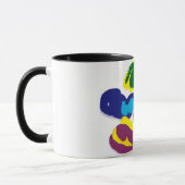 Flamingo-Sommer-Spaß-Stil Tasse (Links)