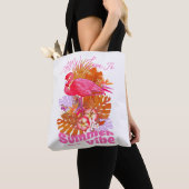 Flamingo Sommer  Tasche (Von Nahem)