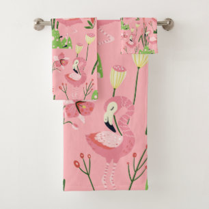 Flamingo Sommerkollektion One Design 4 Badhandtuch Set
