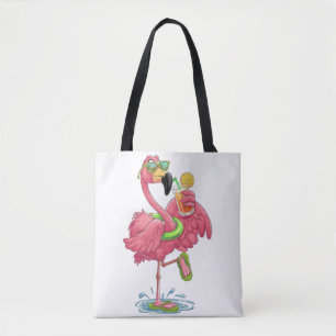 Flamingo Sommerurlaub Tasche