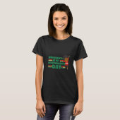 Flamingo Sommerwein niedlich T-Shirt (Vorne ganz)