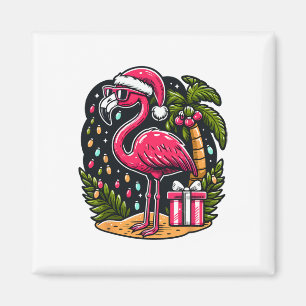 Flamingo Sonnenbrillen Weihnachten Strand Tropisch Magnet