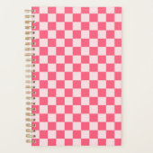 Flamingo sorbet checkerboard pattern planer (Vorderseite)
