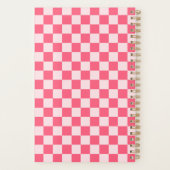 Flamingo sorbet checkerboard pattern planer (Rückseite)
