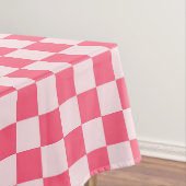 Flamingo-Sorbet-Schachbrettmuster Tischdecke (Beispiel)