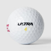 Flamingo Spirit Animal Golfball (Logo)