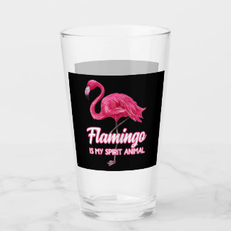 Flamingo Spirit Animal Tropical Bird Fans Glas