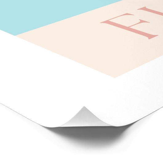 Flamingo Split Poster (Ecke)