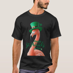 Flamingo St. Patrick’s Day T-Shirt Hübsches Iris