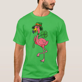 Flamingo St Patricks Flamingo T-Shirt