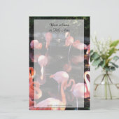 Flamingo Stationery Briefpapier (Stehend Vorderseite)