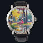 Flamingo Stehend im See-365476 Armbanduhr<br><div class="desc">Flamingo Stehend im See-365476</div>