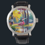 Flamingo Stehend im See-365476 Armbanduhr<br><div class="desc">Flamingo Stehend im See-365476</div>