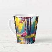 Flamingo Stehend im See-365476 Milchtasse (Linke Ecke)