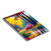 Flamingo Stehend im See-365476 Notizblock (Rechte Seite)