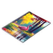 Flamingo Stehend im See-365476 Notizblock (Linke Seite)