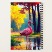 Flamingo Stehend im See-365476 Notizblock (Rückseite)