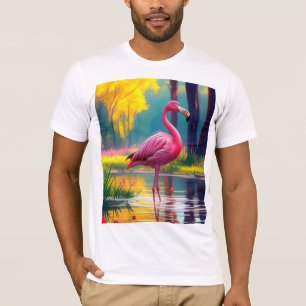 Flamingo Stehend im See-365476 T-Shirt