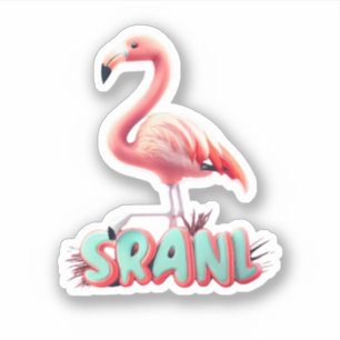 Flamingo Sticker, die die Tropics Zuhause bringen Aufkleber