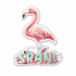 Flamingo Sticker, die die Tropics Zuhause bringen Aufkleber