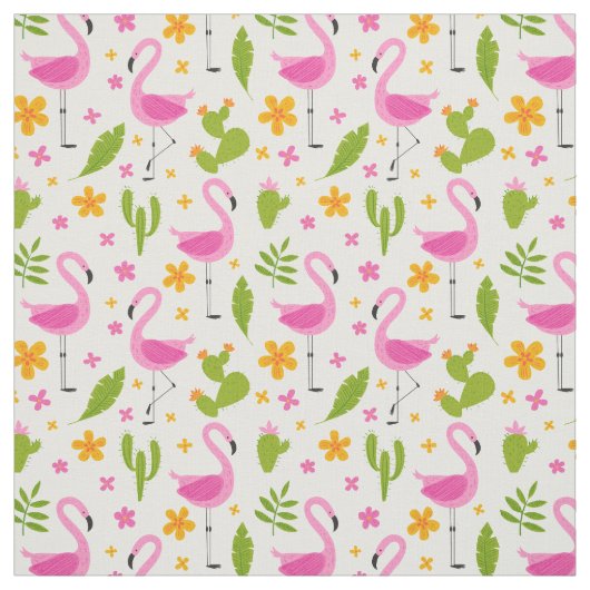 Flamingo Stoff (Muster)