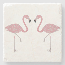 Flamingo Stone Untersetzer
