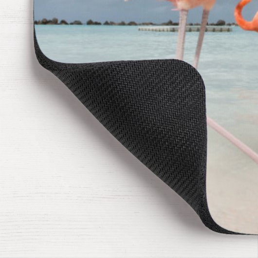 Flamingo-Strand Aruba Mousepad (Ecke)