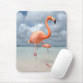 Flamingo-Strand Aruba Mousepad (Mit Mouse)