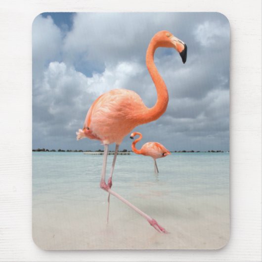 Flamingo-Strand Aruba Mousepad (Vorne)