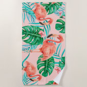 Flamingo Strandtuch (Vorderseite)